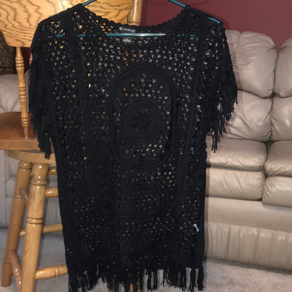Black Lace Shirt